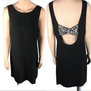 Kate Spade Black Pearl Bow Back Dress 12